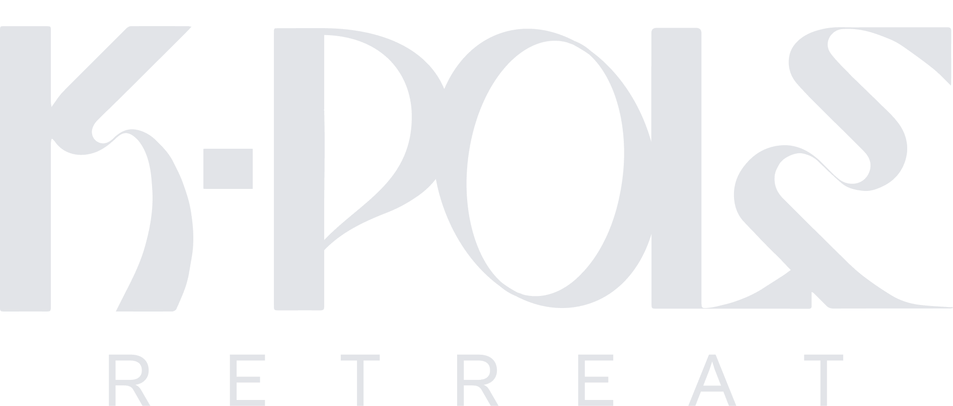 K-POLE RETREAT logo spelled out